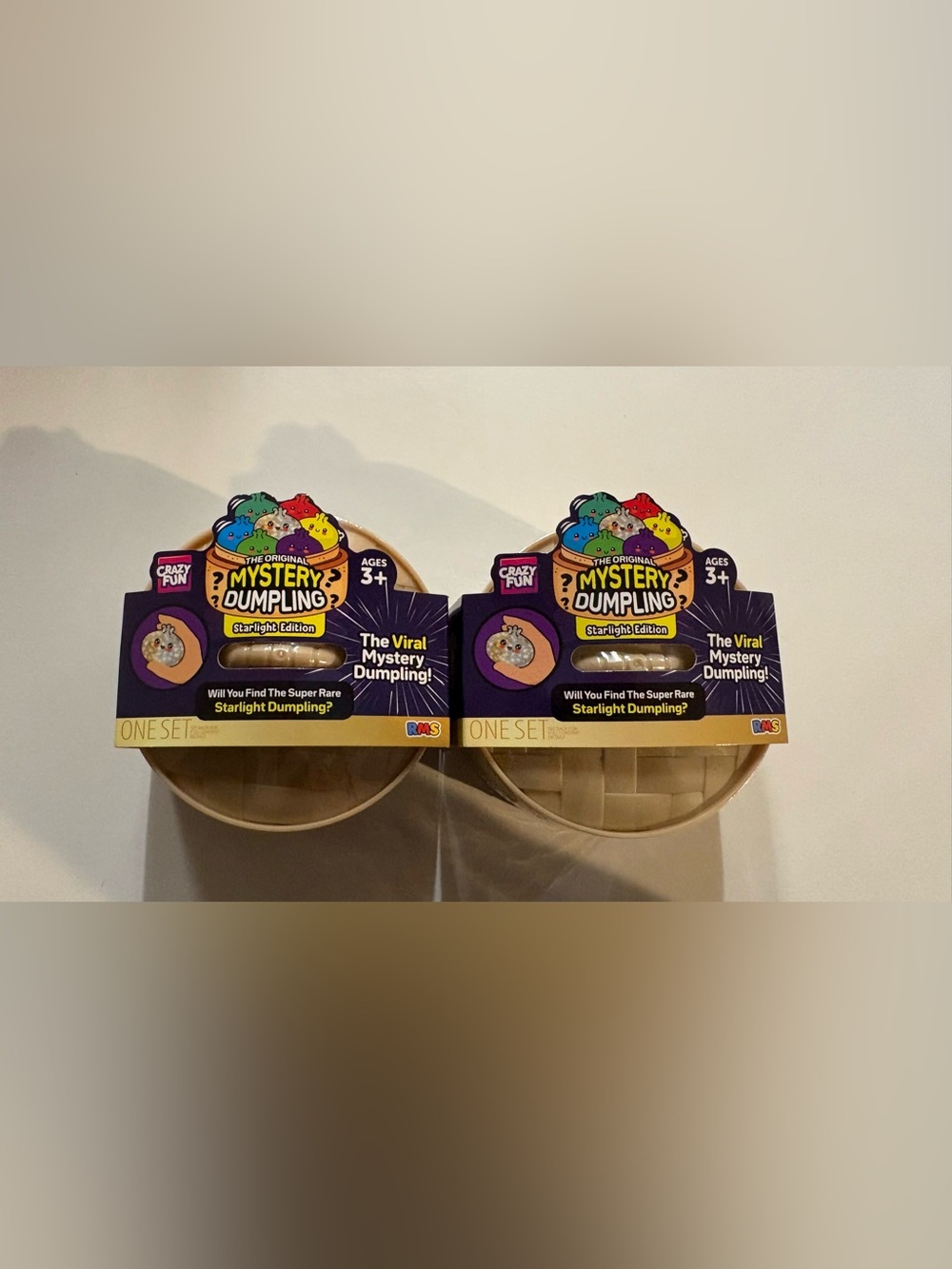 2-Pack Mystery Squishy Dumpling Starlight Edition Crazy Fun RMS NEW Sealed 🌟💫